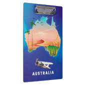 Australien Holiday Reiseplakat Klemmbrett (Rechts)