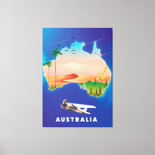 Australien Holiday Reiseplakat Leinwanddruck