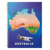 Australien Holiday Reiseplakat Notizblock (Vorderseite)