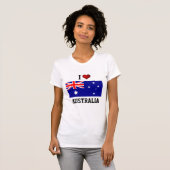AUSTRALIEN: I LIEBE AUSTRALIEN T-Shirt (Vorne ganz)