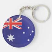 Australien - Icon-Flagge Schlüsselanhänger (Rückseite)