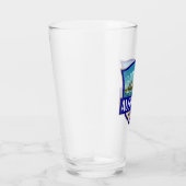 Australien Illustration Retro Abzeichen Glas (Rechts)