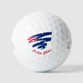 Australien Individuelle Name Golf Balls | Aussie F Golfball (Vorderseite)