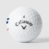 Australien Individuelle Name Golf Balls | Aussie F Golfball (Logo)
