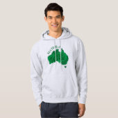 AUSTRALIEN INSGESAMT LEGEND GRÜNE HOODIE (Vorne ganz)