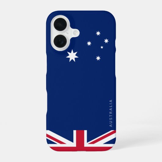 Australien iPhone 16 Hülle (Rückseite)