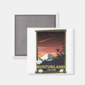 Australien Island Reiseplakat Magnet (Vorderseite/Rückseite)