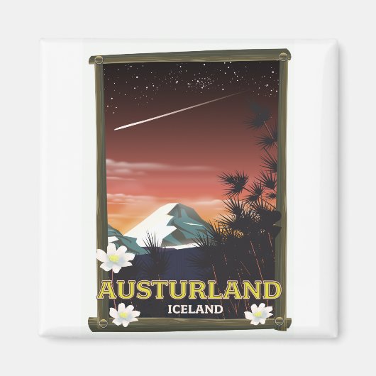 Australien Island Reiseplakat Magnet (Vorne)