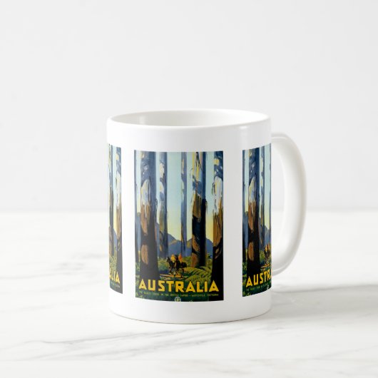 Australien Kaffeetasse (VorderseiteRechts)