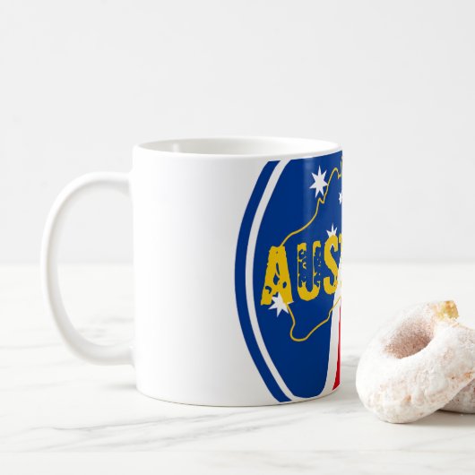 AUSTRALIEN KAFFEETASSE (Mit Donut)