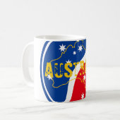 AUSTRALIEN KAFFEETASSE (Vorderseite Links)