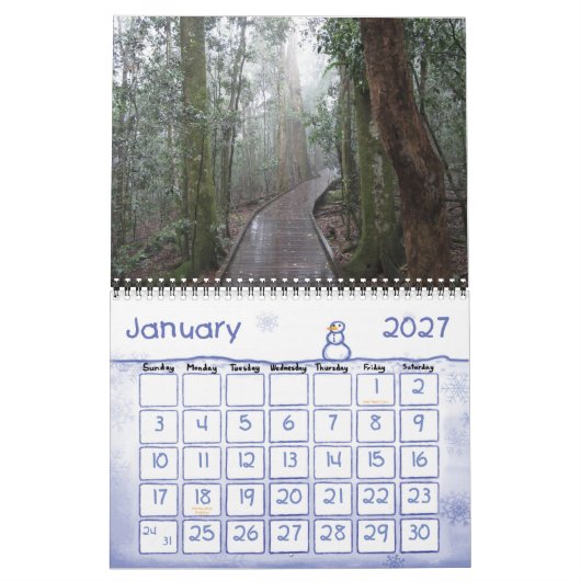 Australien Kalender (Jan 2027)