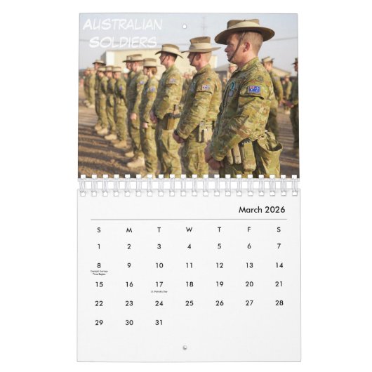Australien Kalender (Mär 2026)