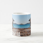 Australien Kangaroo auf dem Beach Foto Kaffeetasse (Mittel)