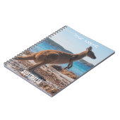 Australien Kangaroo auf dem Beach Foto Notizblock (Linke Seite)