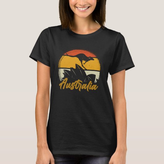Australien Kangaroo Aussie Men Women Kids T-Shirt (Vorderseite)