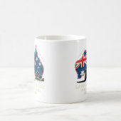 Australien Kangaroo Aussies landen unter Kaffeetasse (Mittel)