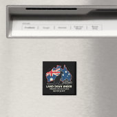 Australien Kangaroo Aussies landen unter Magnet (In Situ (Geschirrspüler))