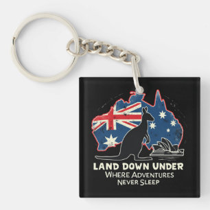 Australien Kangaroo Aussies landen unter Schlüsselanhänger