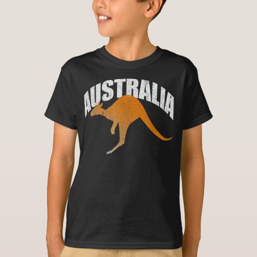 Australien Kangaroo | Australischer Souvenir-T - S T-Shirt (Vorderseite)