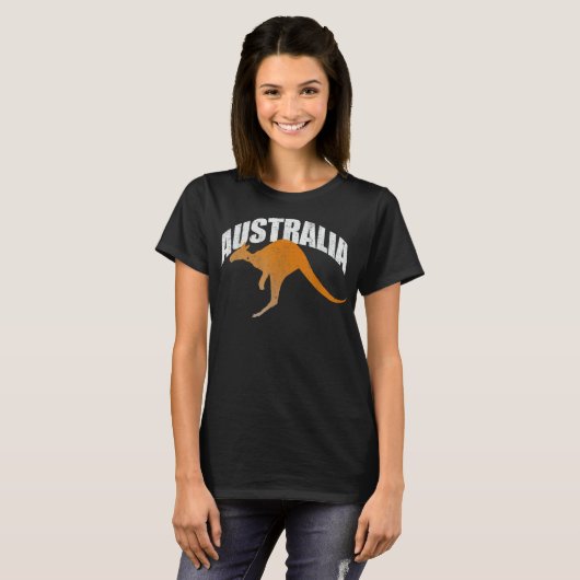 Australien Kangaroo | Australischer Souvenir-T - S T-Shirt (Vorne ganz)