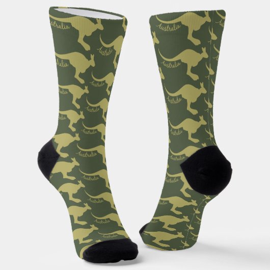 Australien Kangaroo Farbsocken Socken (Gewinkelt)
