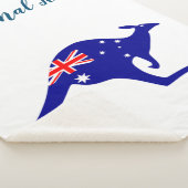 Australien Kangaroo & Flag Sherpadecke (3/4)