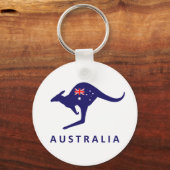 Australien Kangaroo Flaggen Schlüsselketten Schlüsselanhänger (Vorderseite)