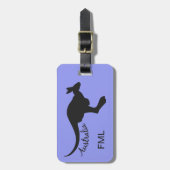 Australien Kangaroo Gepäckanhänger (Vorderseite vertikal)