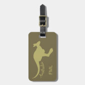 Australien Kangaroo Gepäckanhänger (Vorderseite vertikal)