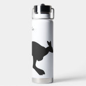 Australien Kangaroo individuelle Name Trinkflasche (Hinten)