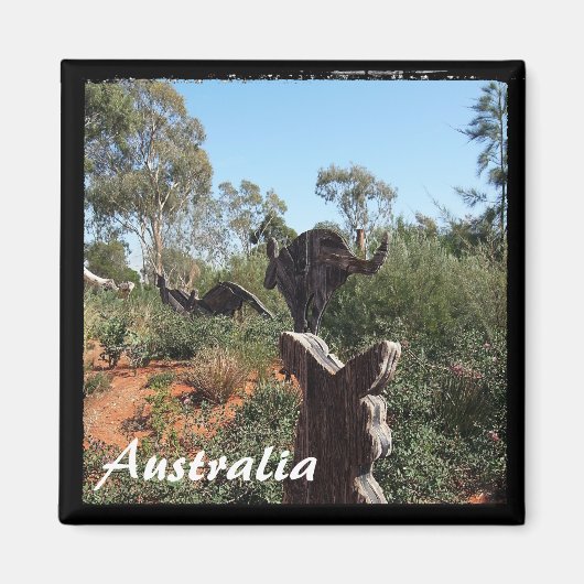 Australien - Kangaroo (Magnet) Magnet (Vorne)