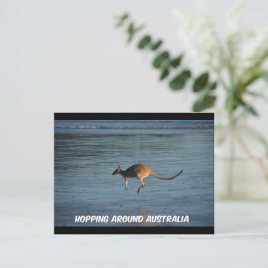 Australien Kangaroo Postcard Postkarte (Stehend Vorderseite)
