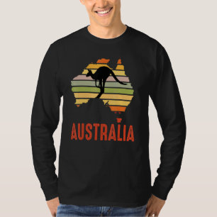 Australien Kangaroo Retro Aussie Australian Souven T-Shirt