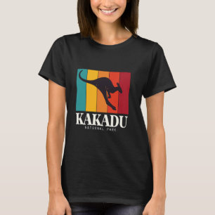 Australien Kangaroo Retro Kakadu Nationalpark Souv T-Shirt