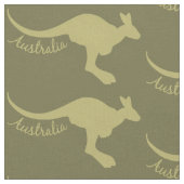 Australien Kangaroo Sonderfarbstoff Stoff (Nahaufnahme)