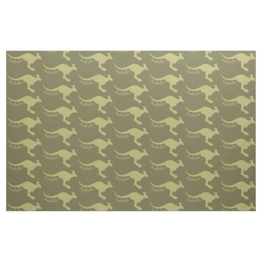 Australien Kangaroo Sonderfarbstoff Stoff (Fat Quarter (45,7 x 55,9 cm))