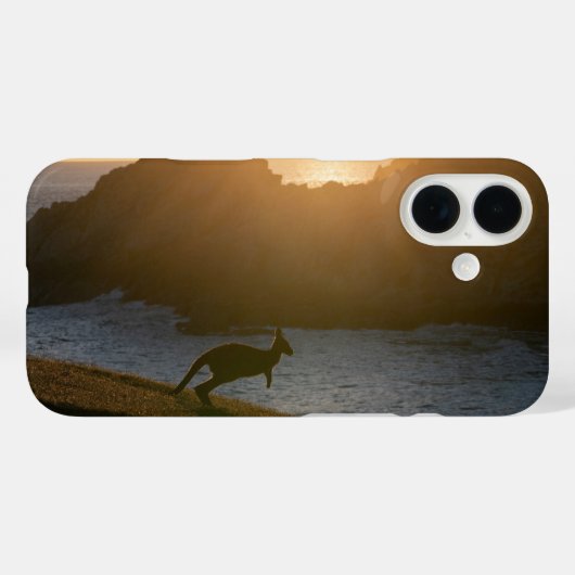 Australien Kangaroo Sunset Foto Case-Mate iPhone Hülle (Rückseite (Horizontal))