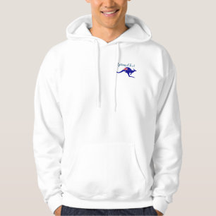 Australien Kangaroo und Flagge Hoodie