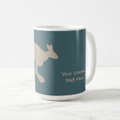 Australien Kangaroo Zoll-Tasse Kaffeetasse (VorderseiteRechts)