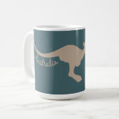 Australien Kangaroo Zoll-Tasse Kaffeetasse (Vorderseite Links)