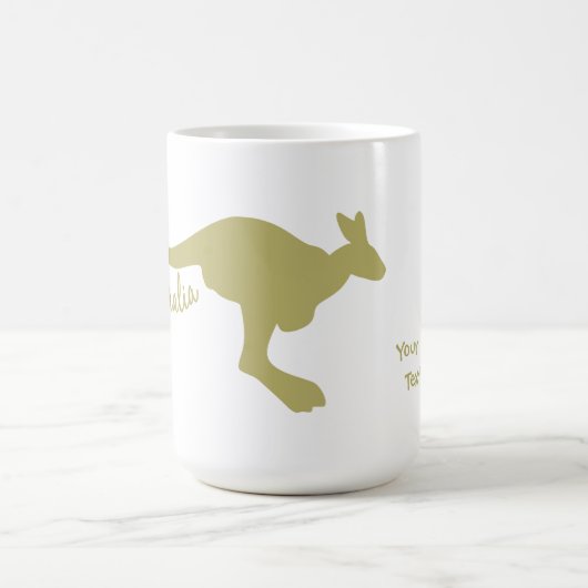 Australien Kangaroo Zoll-Tasse Kaffeetasse (Mittel)