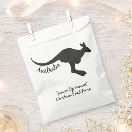 Australien Kangaroo Zollkodex Geschenktütchen (Ausgeschnitten)