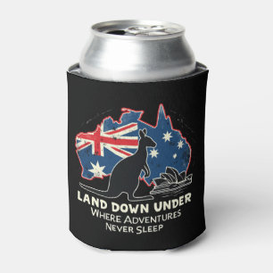 Australien Känguru Aussies Land Down Under Dosenkühler