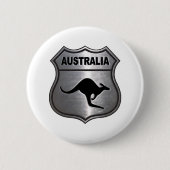 Australien-Känguru Button (Vorderseite)