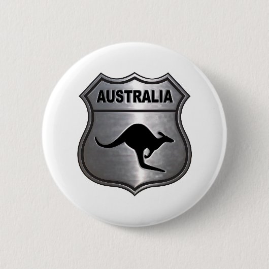 Australien-Känguru Button (Vorderseite)