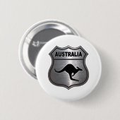 Australien-Känguru Button (Vorne & Hinten)