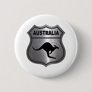 Australien-Känguru Button