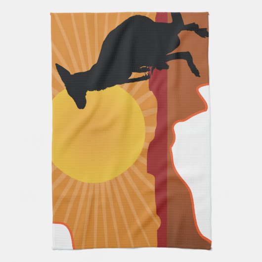 Australien-Känguru Handtuch (Vertikal)