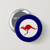 Australien-Kängurumilitärluftfahrt roundel Button (Vorne & Hinten)